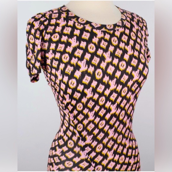additional listing  Louis Vuitton Blurred Monogram Ruched  Mini Dress- sale - Picture 4 of 15